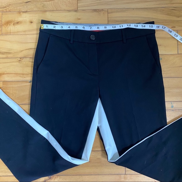 LUISA CERANO black and white straight leg trousers - Picture 4 of 6